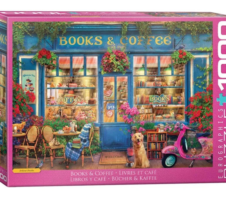 Books and Coffee Puzzle – 1000 Piece