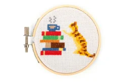 Books Mini Cross Stitch Kit