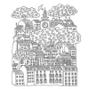 Botanicum Coloring Book Illustrated by Maria Trolle