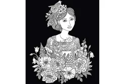 Botanicum Coloring Book Illustrated by Maria Trolle
