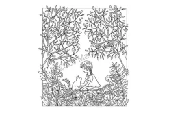 Botanicum Coloring Book Illustrated by Maria Trolle