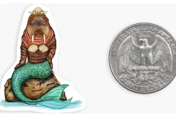 Bottle & Phone Mini Vinyl Sticker – I Saw That