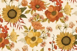 Bountiful Flower Toss on Ivory