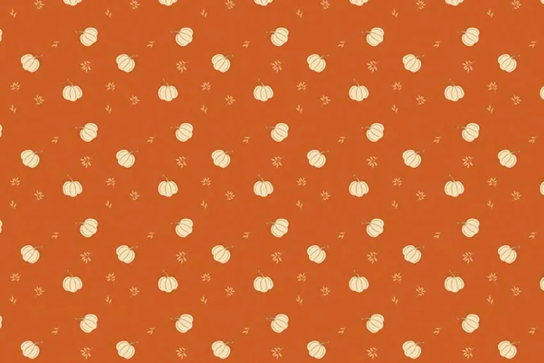 Bountiful Plaid in Autumn Orange