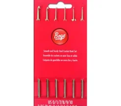 Boye Steel Crochet Hooks – 6 Piece