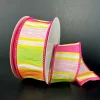 Bright Dupioni Stripes Ribbon – 1.5-inch