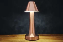 8″ Bright Gold Lamp with Touch Control
