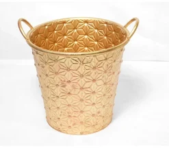 Bronze Gold Galvanized Bucket