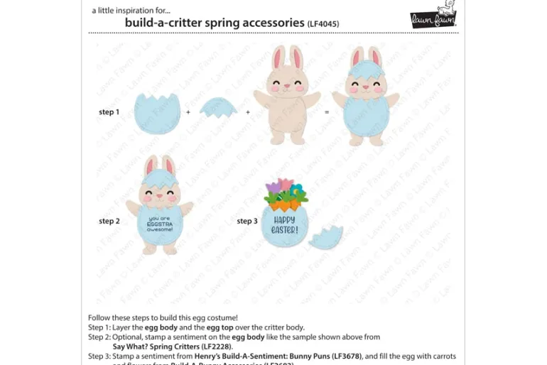 Build-A-Critter Spring Accessories Dies