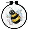 Bumblebee Cross Stitch Kit with 3-inch Hoop #20062