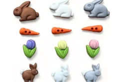 Bunny Fun Novelty Buttons