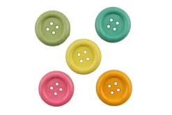 Buttons Galore Black Big ‘ol Buttons 5 Count