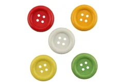 Buttons Galore Black Big ‘ol Buttons 5 Count