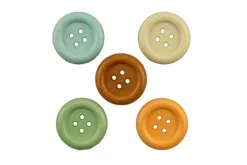 Buttons Galore Black Big ‘ol Buttons 5 Count