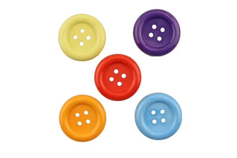 Buttons Galore North Pole Big ‘ol Buttons 5 Count
