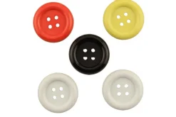 Buttons Galore Rowdy Big ‘ol Buttons 5 Count