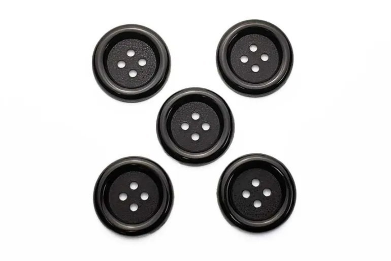 Buttons Galore Rowdy Big ‘ol Buttons 5 Count