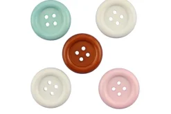 Buttons Galore White Big ‘ol Buttons 5 Count