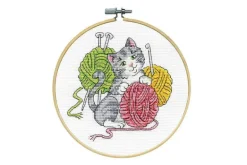 Cactus Cross Stitch Kit with 6-inch Hoop 7168