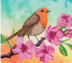 CA Diamond Art Card Kit – Robin