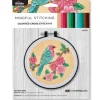 Calming Bird Cross Stitch Kit with 6-inch Hoop