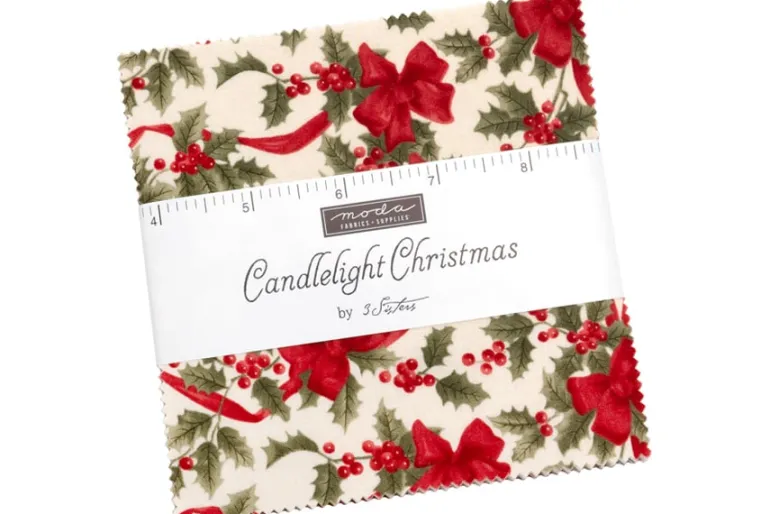 Candlelight Christmas 2 1/2-inch Jelly Roll Strips, 40 count