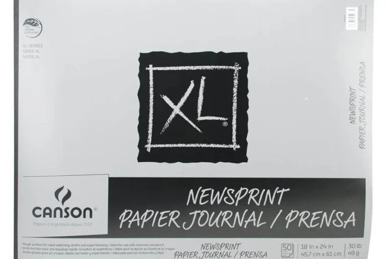 Canson XL Newsprint Pad – 18-inch x 24-inch