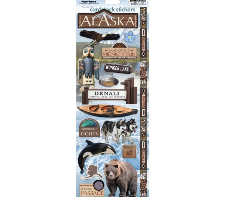Cardstock Sticker – Alaska