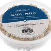 Carved Bone Bead Mix, White, 250g