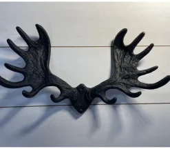 Cast Iron Hook – Caribou Horn