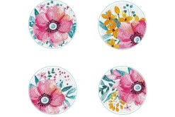 Cats Coasters Diamond Painting Kit 4pc