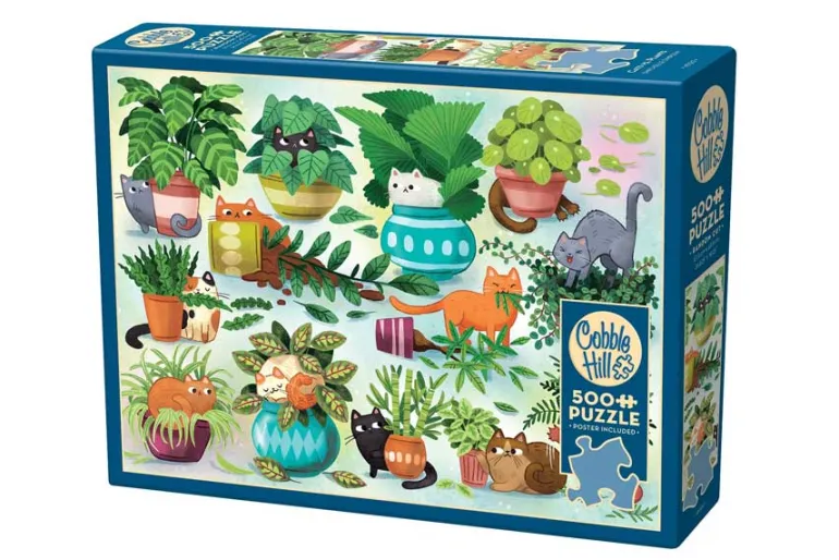 Cats vs. Plants – 500 Piece Puzzle