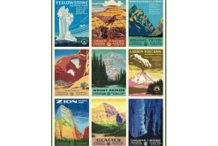 Cavallini Mini Puzzle – National Parks
