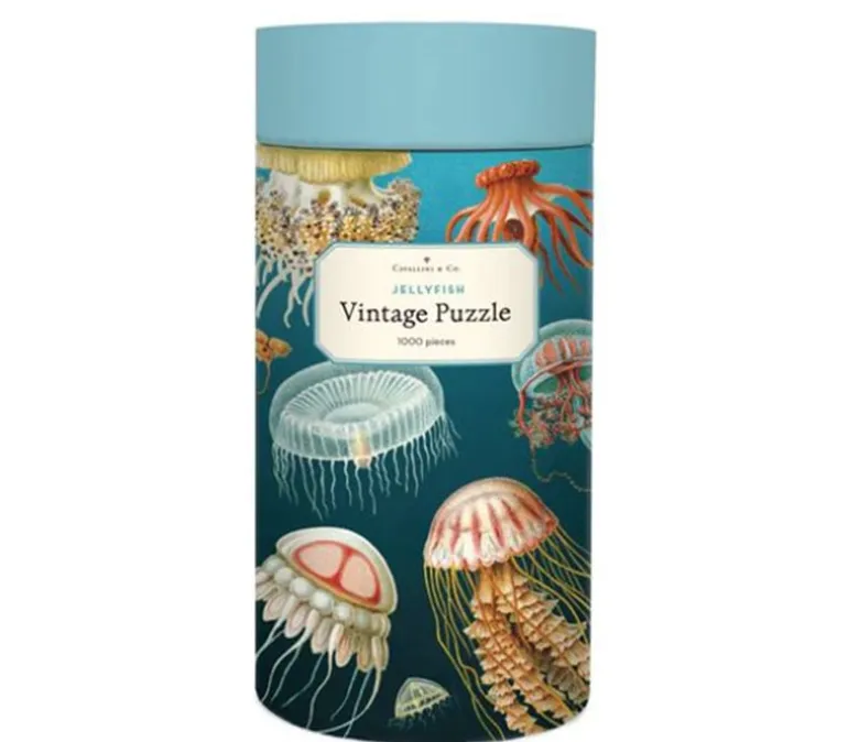 Cavallini Puzzle – Vintage Jellyfish – 1000 Piece