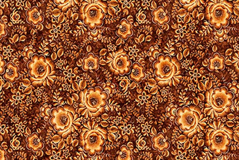 Cedar & Sage Animal Patches Panel in Oat 36-inches by 44-inches