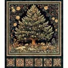 Cedar & Sage Woodland Floral in Forest Green