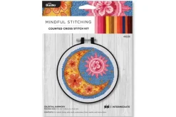 Celestial Harmony Cross Stitch Kit with 6-inch Hoop