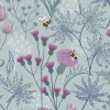 Celtic Summer Thistle Allover in Tonal Cream