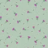 Celtic Summer Thistle and Bees Geometric on Duckegg Blue