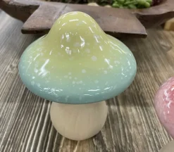 Ceramic Mushroom – 1 Piece – Color Shipped is Randomly Picked
