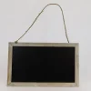 Chalkboard with Natural Wood Frame and Jute Hanger