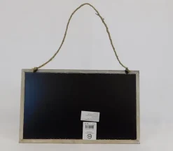 Chalkboard with Natural Wood Frame and Jute Hanger