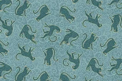 Charmed Whiskers Cats Toss on Aqua