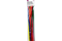 Chenille Stems – 3mm 12″ – 25pc. – Multi-Colored