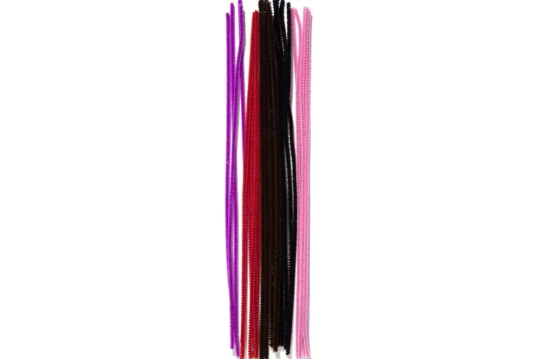 Chenille Stems – 6mm 12″ – 25pc. – Red