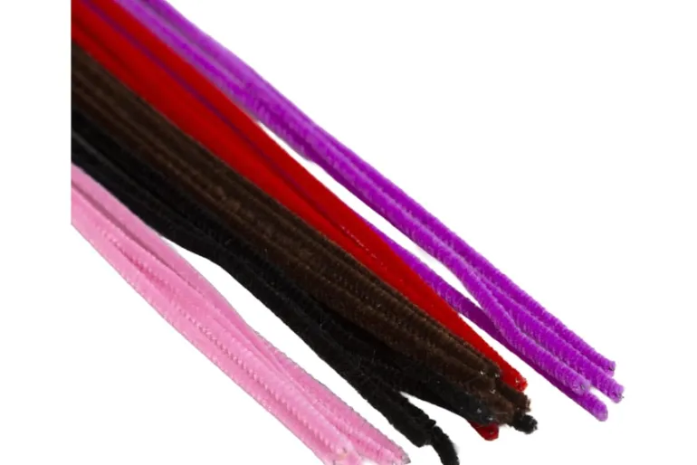 Chenille Stems – 6mm 12″ – 25pc. – Red