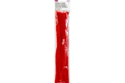 Chenille Stems – 6mm 12″ – 25pc. – Red