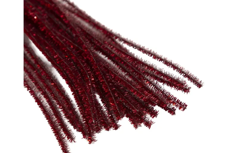 Chenille Stems – 6mm 12″ – 25pc. – Red