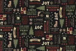 Christmas Tails Diagonal Stripe Mulitcolor