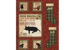 Christmas Tails Diagonal Stripe Mulitcolor